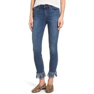 Joe’s Jeans “The Icon” ankle with extreme fray